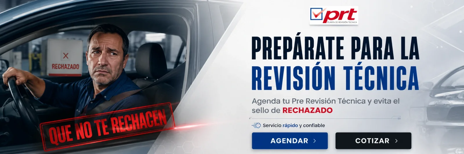 Prepárate para la revisión técnica: agenda tu pre revisión técnica y evita el sello de rechazado