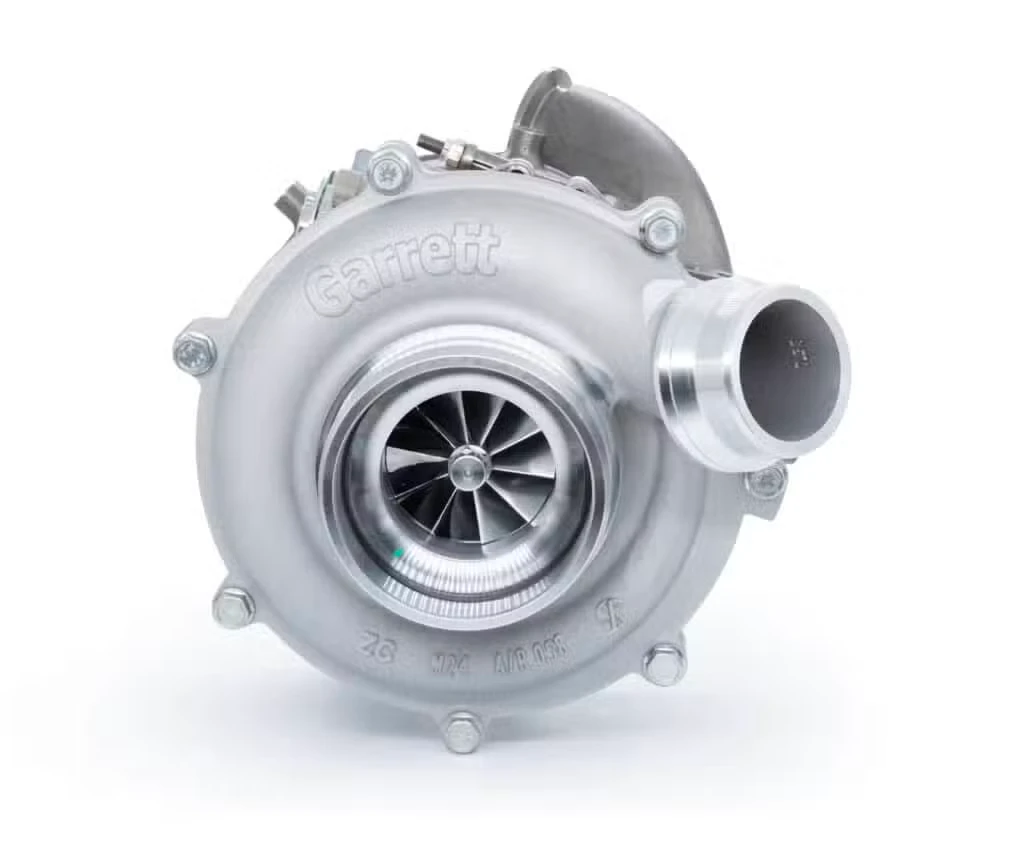 Turbocompresor diésel Garrett PowerMax para motor Ford Power Stroke 6.7 L, imagen oficial del fabricante