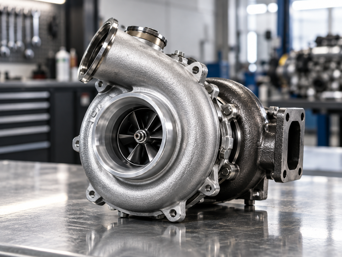 Turbo diésel para diagnóstico y reparación en Unlimit Service