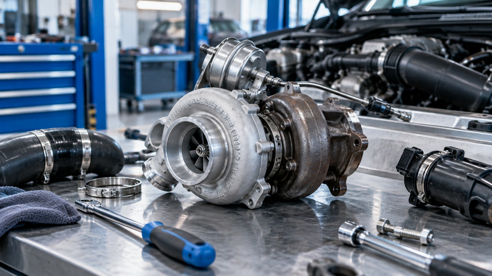Check engine relacionado con el turbo: vista técnica del sistema