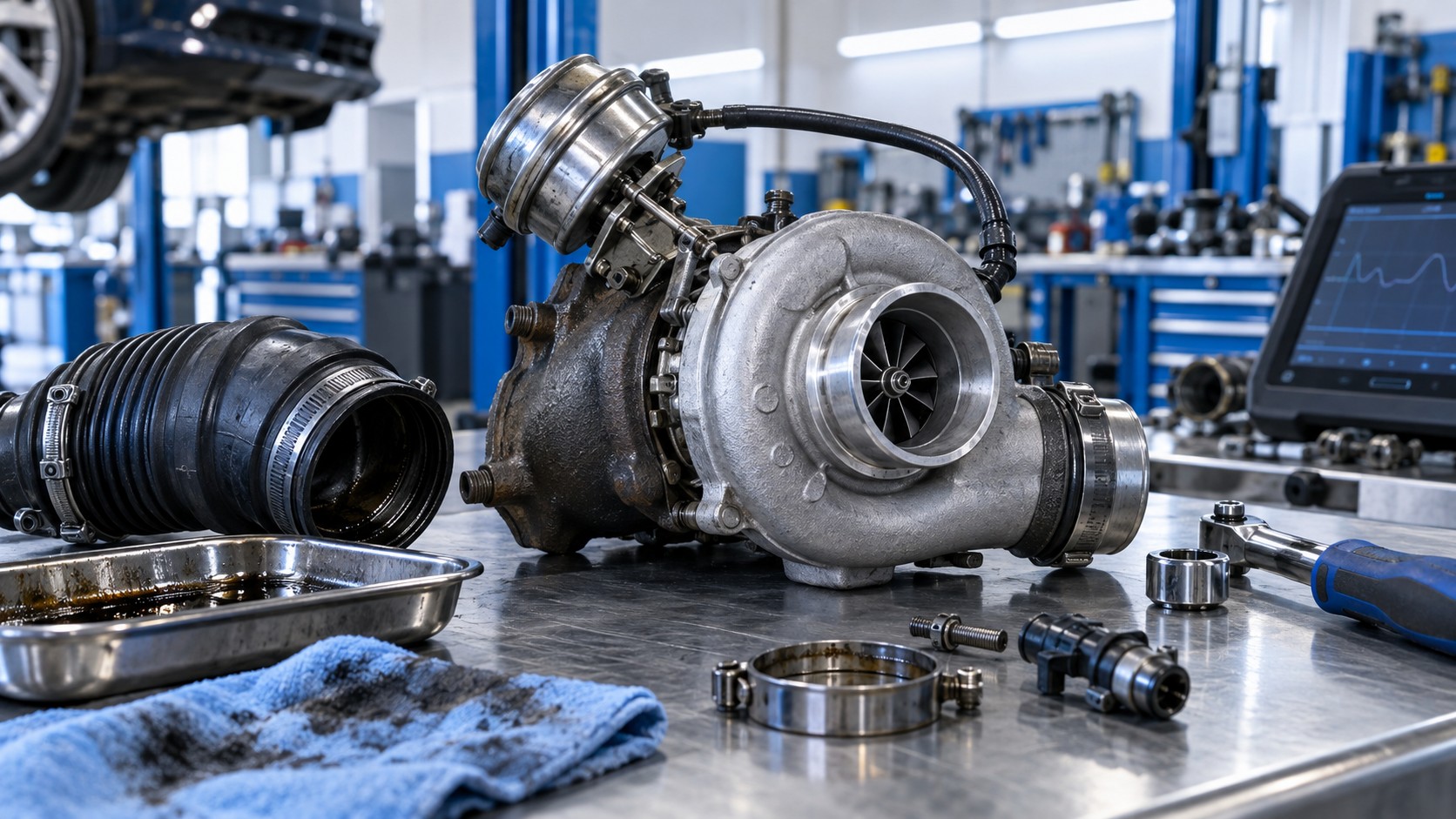 Consumo de aceite relacionado con el turbo: vista técnica del sistema