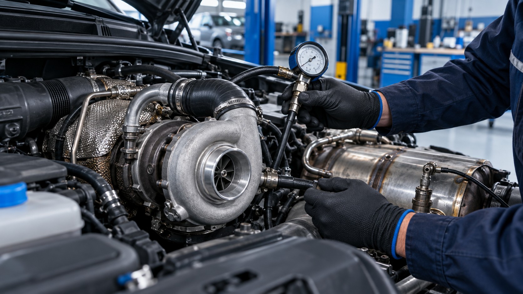 Revisión del turbo después de limpiar el DPF: detalle para orientar la revisión