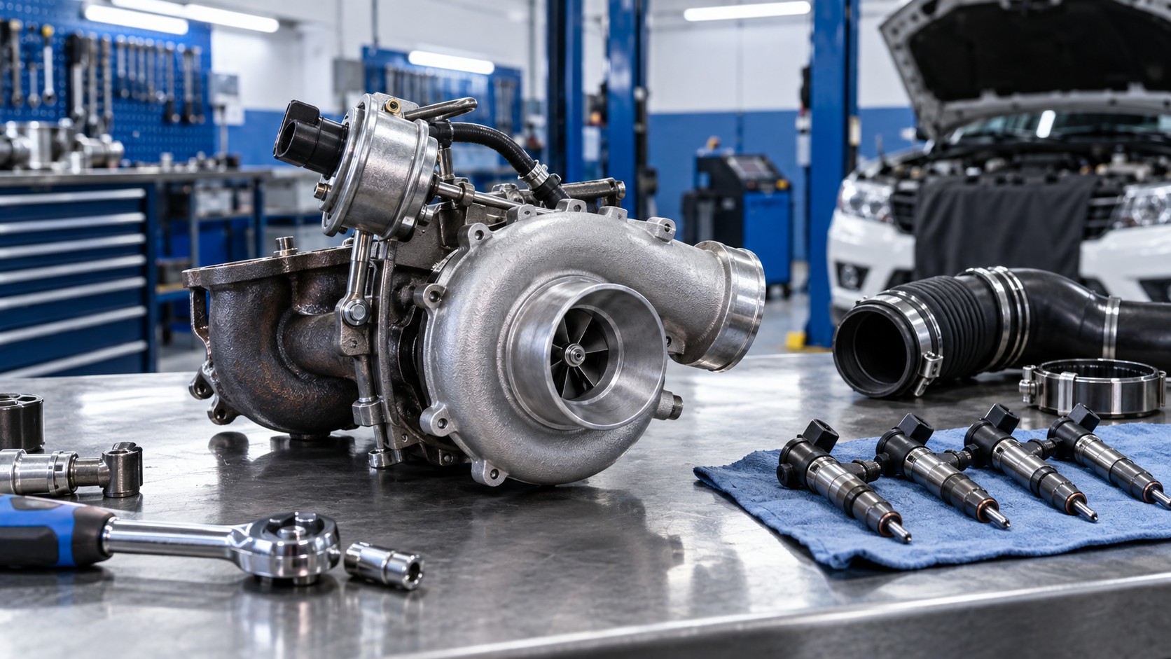 Turbo o inyectores: cómo diferenciar la falla: vista técnica del sistema