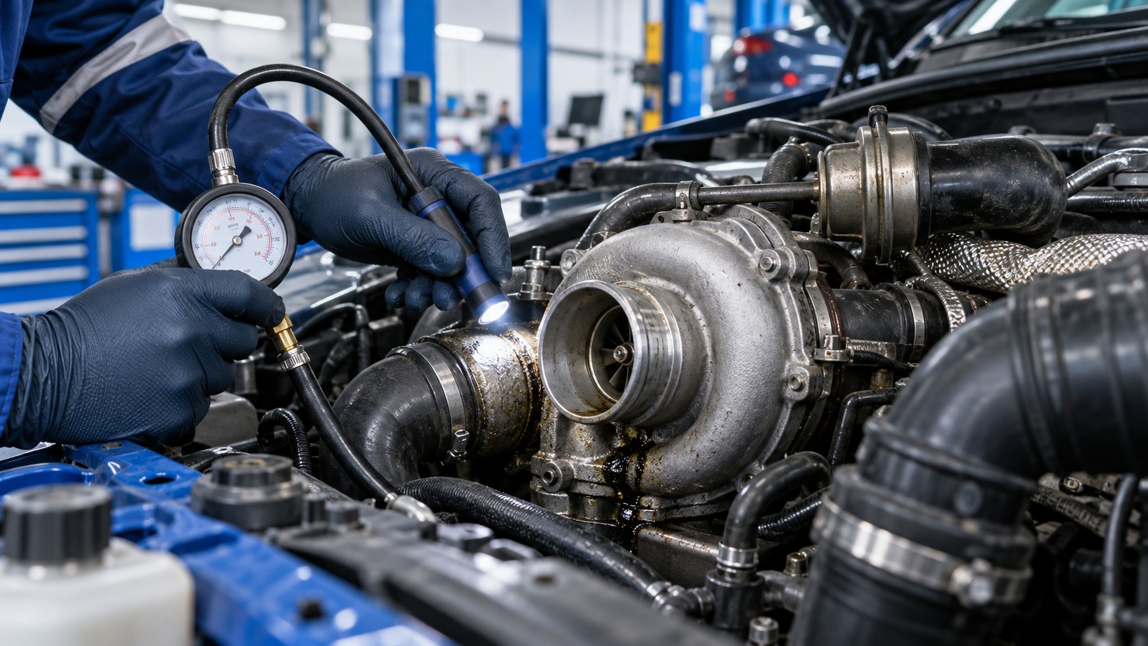 Fuga de aceite en el turbo: detalle para orientar la revisión